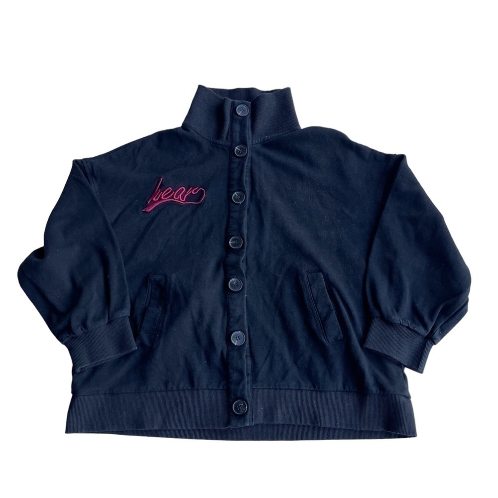 3/$20 ❤️ Black Jersey Knit Mock Neck Oversized Jacket US S